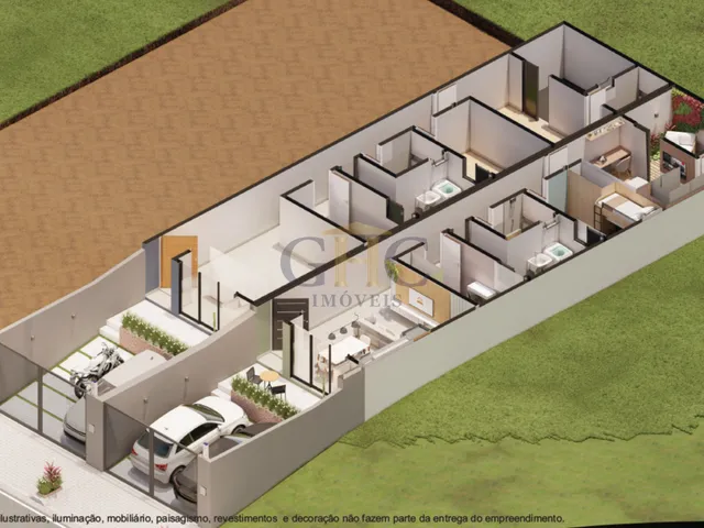 Casa 3 quartos e 2 banheiros, à venda, no bairro Jardim Maria Clara em Salto de Pirapora