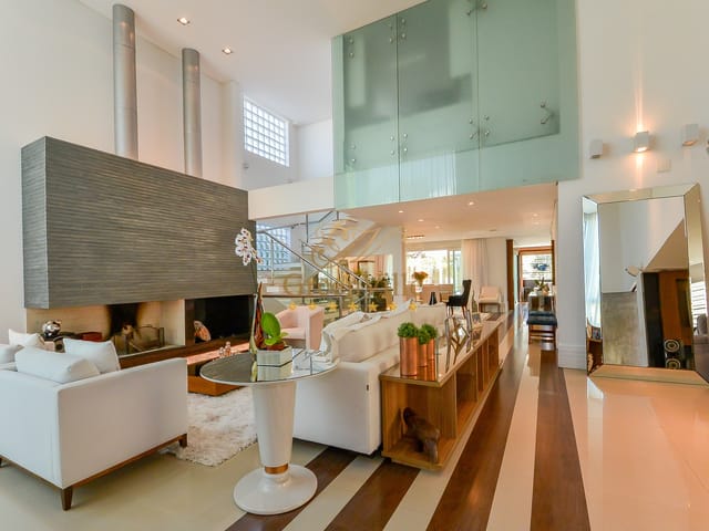 Foto do Casa - Campo Comprido, Condomínio West Side III, 476m², 4 Suítes, 4 Vagas, Mezanino, Lago, Bosque, à venda, Curitiba, PR | Imobiliária GreenVille