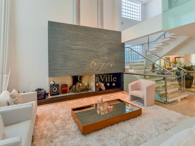 Foto do Casa - Campo Comprido, Condomínio West Side III, 476m², 4 Suítes, 4 Vagas, Mezanino, Lago, Bosque, à venda, Curitiba, PR | Imobiliária GreenVille