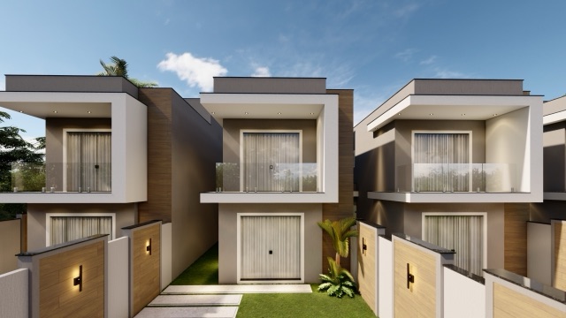 Casa com 80m² 3 quartos e 3 banheiros, à venda, no bairro Chácara Mariléa em Rio das Ostras