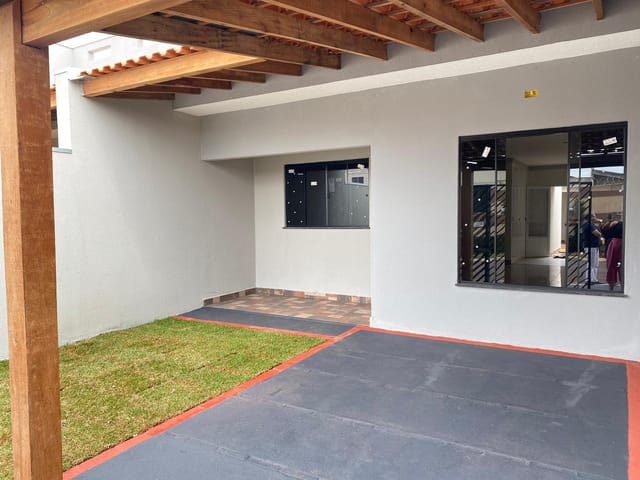 Foto do Casa - Casa geminada NOVA, 02 Quartos (01 Suíte), Quintal com churrasqueira, 02 Vagas, 124 m² total, Jardim Maria Luiza, Londrina - PR | ZBM NEGOCIOS IMOBILIARIOS