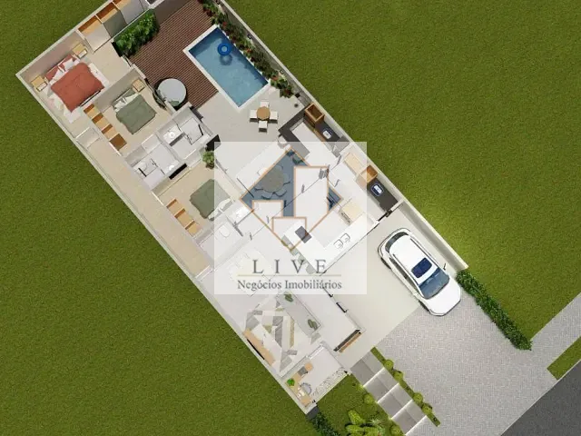 Casa com 250m² 3 quartos e 4 banheiros, à venda, no bairro Parque Bom Retiro em Paulínia