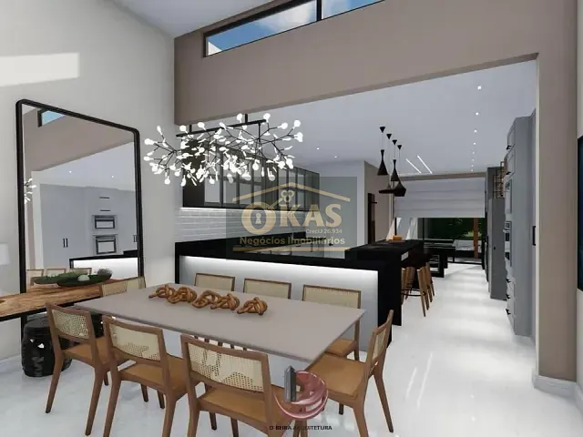 Casa com 182m² 3 quartos e 4 banheiros, à venda, no bairro Cézar de Souza em Mogi das Cruzes