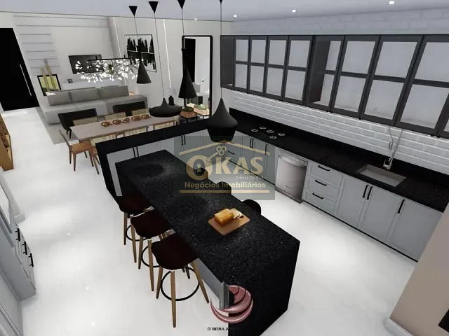 Casa com 182m² 3 quartos e 4 banheiros, à venda, no bairro Cézar de Souza em Mogi das Cruzes