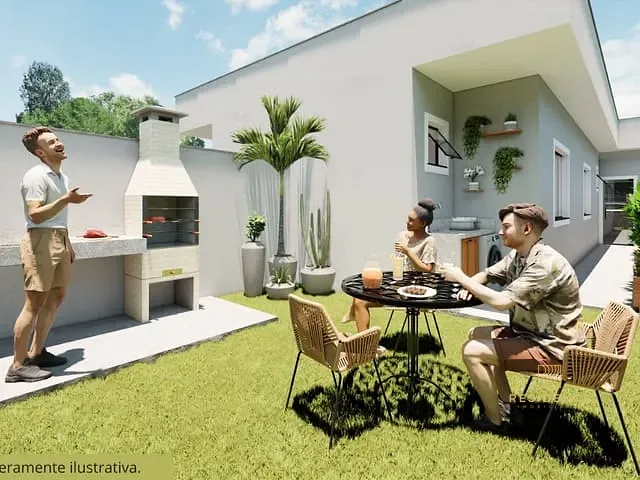 Casa com 125m² 2 quartos e 2 banheiros, à venda, no bairro Arvoredo em Pinheiral