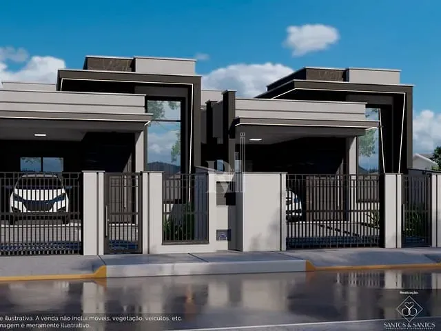 Casa com 79m² 2 quartos e 1 banheiro, à venda, no bairro Areias em Tijucas