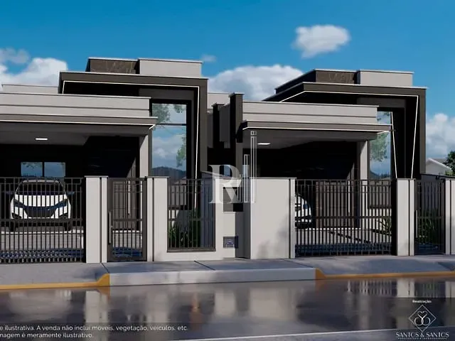 Casa com 79m² 2 quartos e 1 banheiro, à venda, no bairro Areias em Tijucas