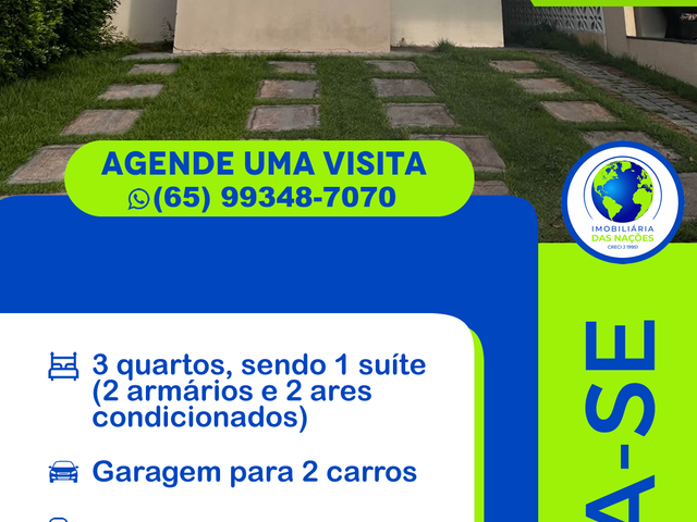 Foto do Casa - Linda Casa para Locação no Condomínio Montenegro - Bairro Parque das Nações em Cuiabá/MT | Imobiliária das Nações