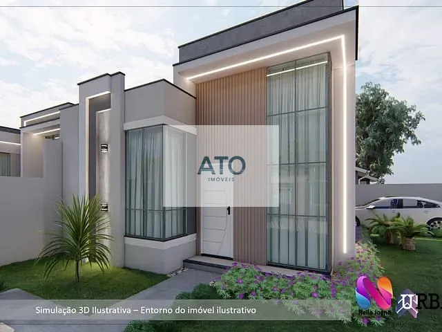 Casa 2 quartos e 1 banheiro, à venda, no bairro moura em Canelinha