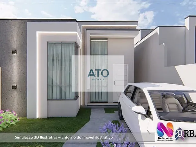 Casa 2 quartos e 1 banheiro, à venda, no bairro moura em Canelinha