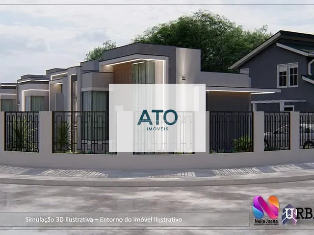 Casa 2 quartos e 1 banheiro, à venda, no bairro moura em Canelinha