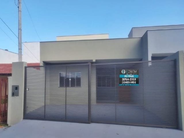 Casa com 125m² 2 quartos e 1 banheiro, para alugar, no bairro Jardim Santa Clara em Cambé
