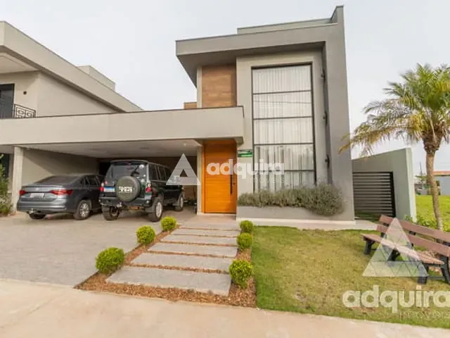 Casa com 325m² 3 quartos e 3 banheiros, à venda, no bairro Jardim Carvalho em Ponta Grossa