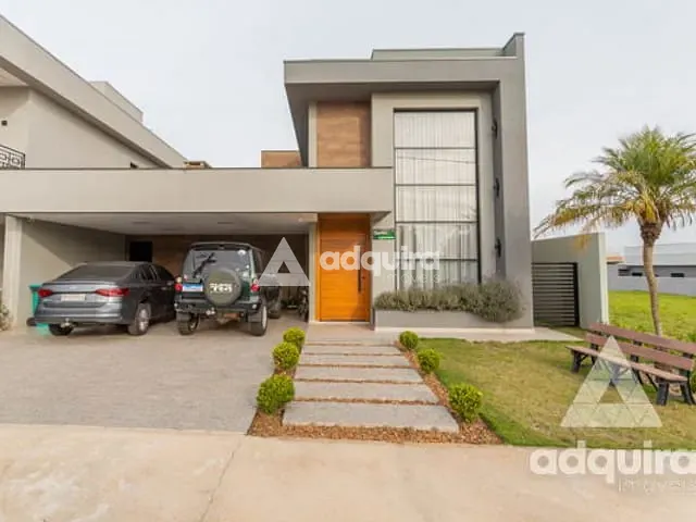 Casa com 325m² 3 quartos e 3 banheiros, à venda, no bairro Jardim Carvalho em Ponta Grossa