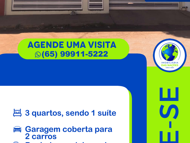 Casa com 250m² 3 quartos e 1 banheiro, à venda, no bairro Jardim Industriário em Cuiabá