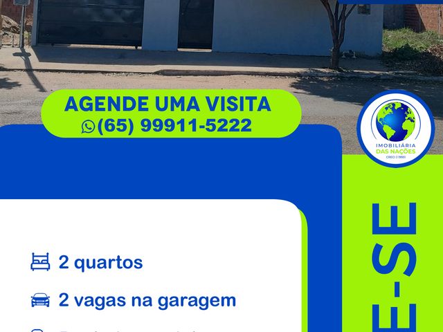 Casa com 200m² 2 quartos e 1 banheiro, à venda, no bairro Santa Laura em Cuiabá