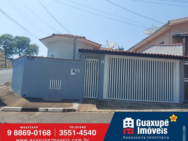 Foto do Casa - Casa residencial para Venda
Jardim Morada do Sol, Guaxupé
02 dormitórios, sala, cozinha, banheiro, lavanderia, garagem para dois carros.
80,00 m² construída | Guaxupé Imóveis Ltda