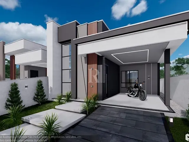 Casa com 180m² 3 quartos e 3 banheiros, à venda, no bairro Areias em Tijucas