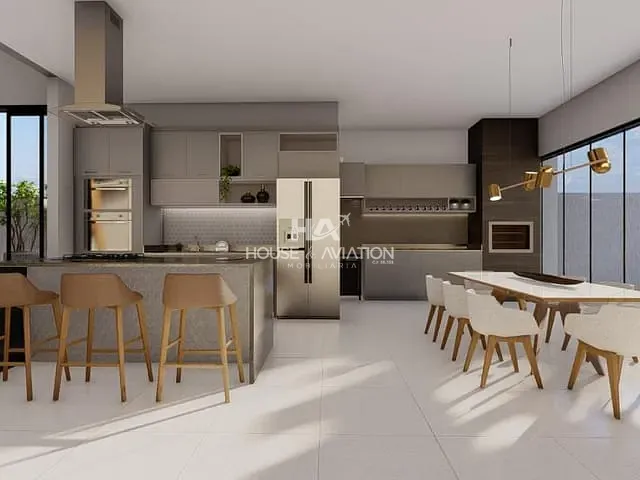 Casa com 300m² 4 quartos e 4 banheiros, à venda, no bairro Condômino Jardim Veneza em Senador Canedo