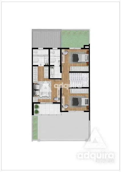 Sobrado, 3 quartos, 101 m² - Foto 3