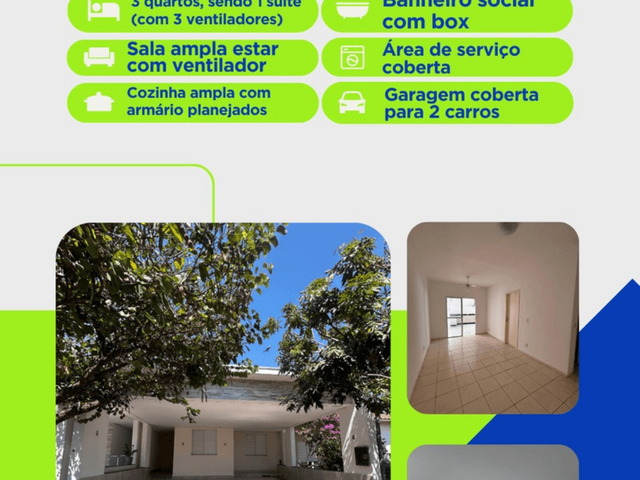 Foto do Casa - Linda Casa para Locação no Condomínio San Marino - Bairro Parque das Nações em Cuiabá-MT | Imobiliária das Nações