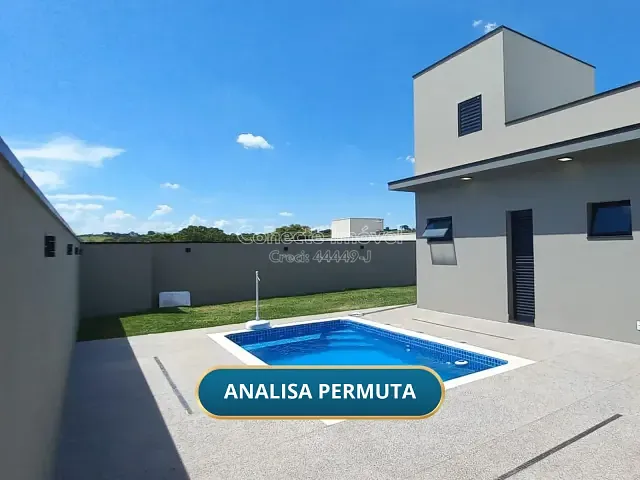Casa 3 quartos e 4 banheiros, à venda, no bairro Condomínio Residencial Lago da Barra em Jaguariúna