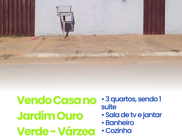 Casa com 420m² 3 quartos e 1 banheiro, à venda, no bairro Canelas em Várzea Grande