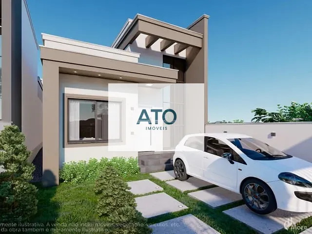 Casa com 120m² 2 quartos e 2 banheiros, à venda, no bairro Joaia em Tijucas