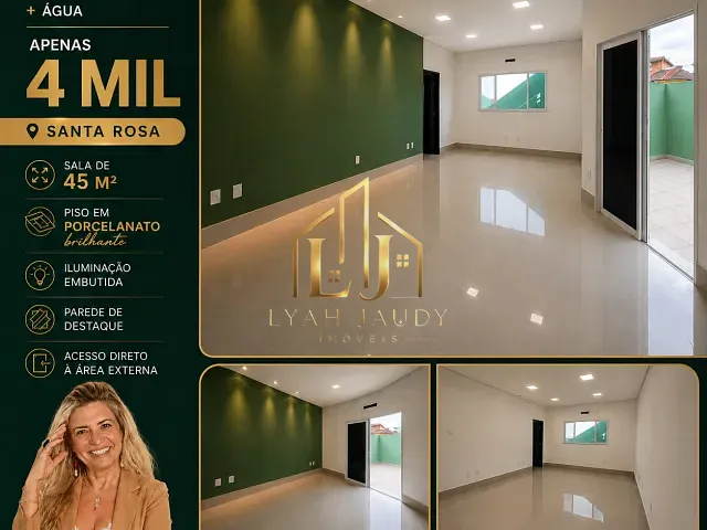 Sala com 65m², para alugar, no bairro Ribeirão da Ponte em Cuiabá