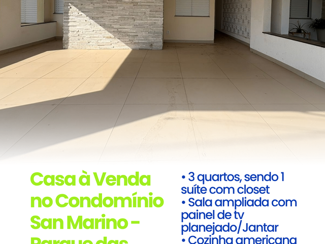 Casa com 126m² 3 quartos e 2 banheiros, à venda, no bairro Parque Residencial das Nações Indígenas em Cuiabá