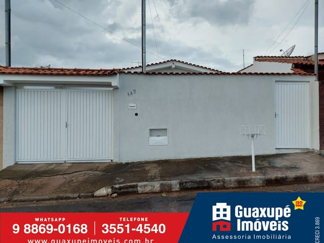 Foto do Casa - Casa residencial para Locação
Parque dos Municípios I, Guaxupé
2 dormitórios, 1 sala, 1 vaga
100,00 m² construída | Guaxupé Imóveis Ltda