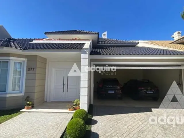 Sobrado com 533m² 4 quartos e 4 banheiros, à venda, no bairro Estrela em Ponta Grossa