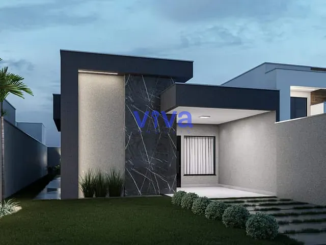 Casa com 86m² 2 quartos e 2 banheiros, à venda, no bairro Bosque Sereno Residencial em Senador Canedo