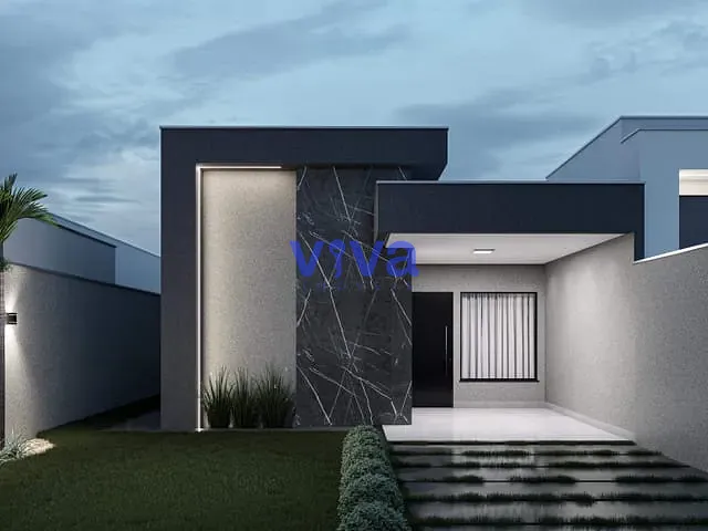 Casa com 86m² 2 quartos e 2 banheiros, à venda, no bairro Bosque Sereno Residencial em Senador Canedo