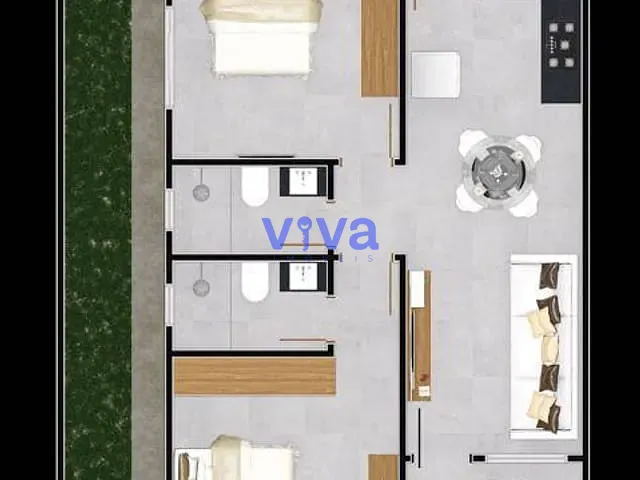 Casa com 86m² 2 quartos e 2 banheiros, à venda, no bairro Bosque Sereno Residencial em Senador Canedo