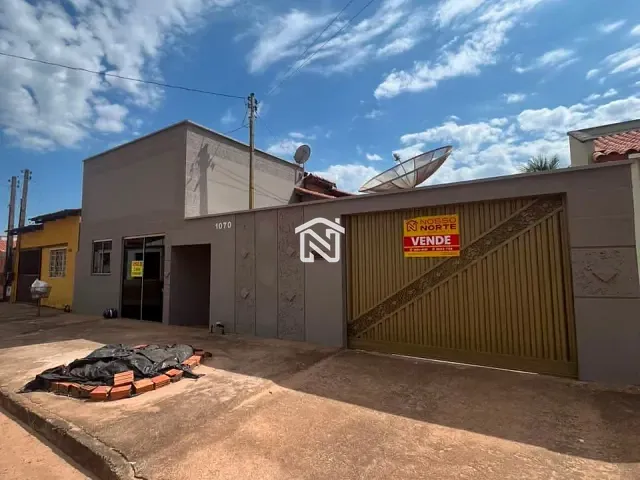 Casa 3 quartos e 1 banheiro, à venda, no bairro Milena I em Paraíso do Tocantins