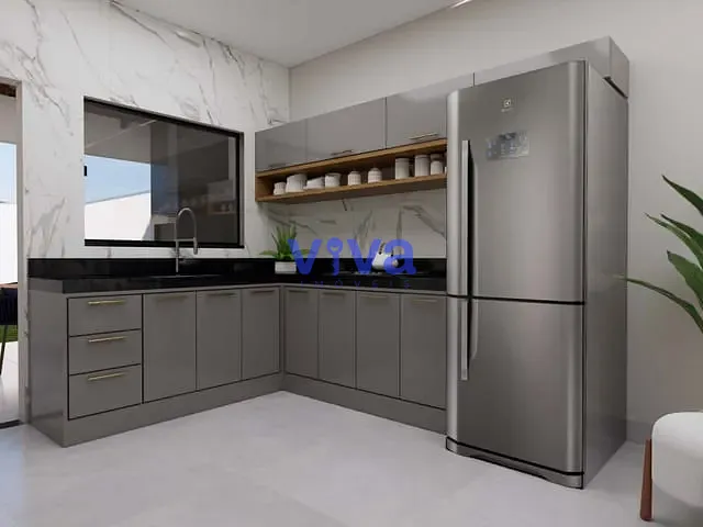 Casa com 200m² 3 quartos e 2 banheiros, à venda, no bairro Bosque Sereno Residencial em Senador Canedo