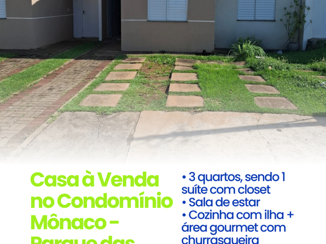 Casa com 126m² 3 quartos e 2 banheiros, à venda, no bairro Parque Residencial das Nações Indígenas em Cuiabá