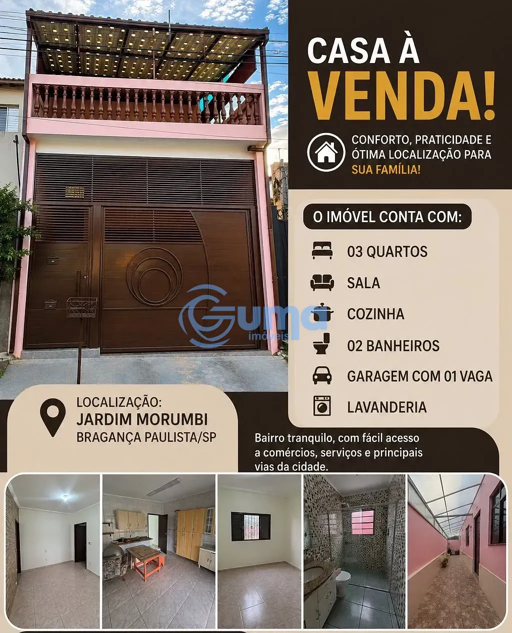Casa, 3 quartos, 97 m² - Foto 1