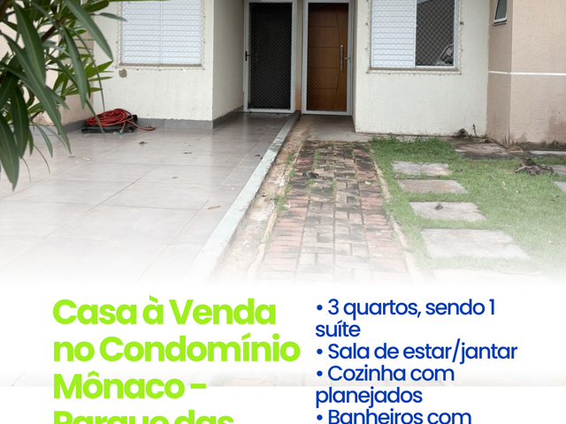 Casa com 126m² 3 quartos e 2 banheiros, à venda, no bairro Parque Residencial das Nações Indígenas em Cuiabá