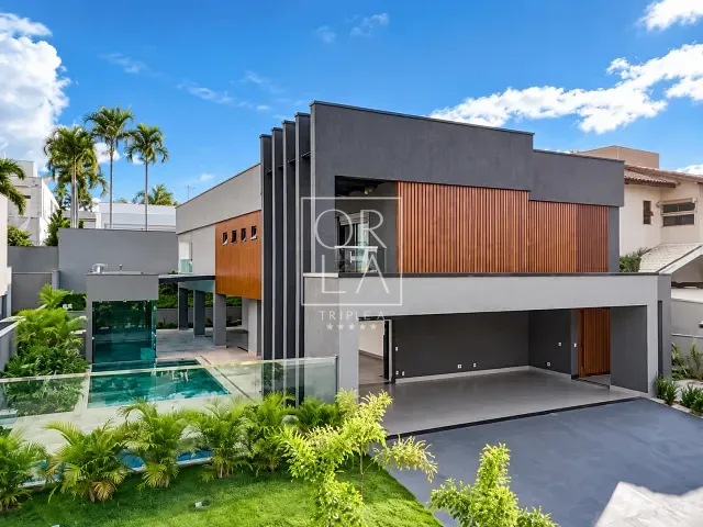 Casa com 740m² 6 quartos e 8 banheiros, à venda, no bairro Residencial Alphaville Flamboyant em Goiânia