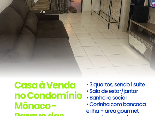 Casa com 126m² 3 quartos e 2 banheiros, à venda, no bairro Parque Residencial das Nações Indígenas em Cuiabá