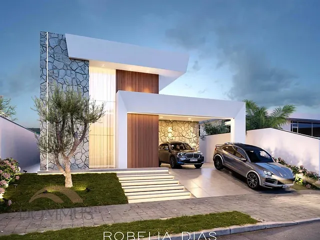 Casa com 242m² 3 quartos e 5 banheiros, à venda, no bairro Condomínio Lagoa Silvana - Parques do Vale em Caratinga