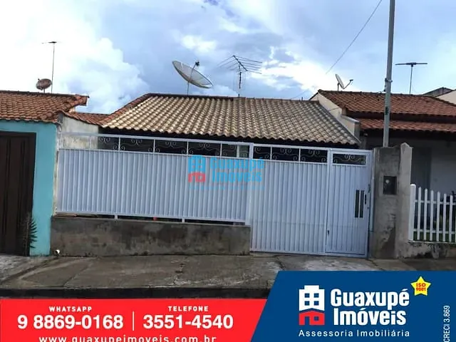 Casa com 60m² 2 quartos e 2 banheiros, à venda, no bairro Jardim Alvorada em Guaxupé