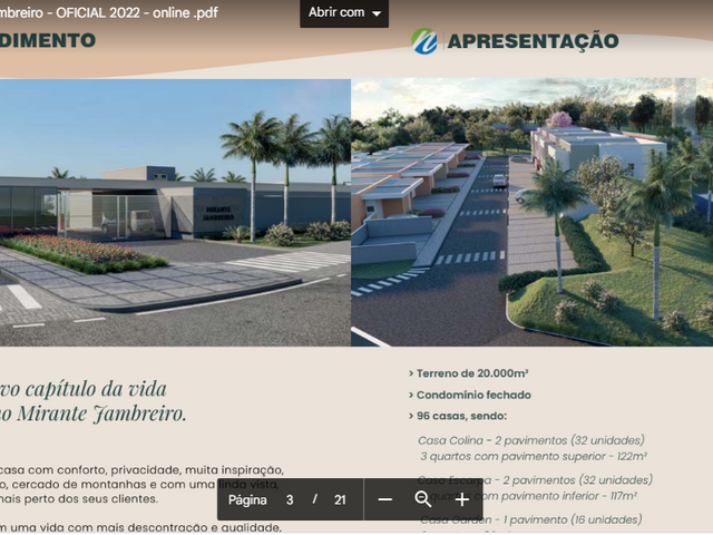 Casa com 20000m² 3 quartos e 2 banheiros, à venda, no bairro Pau Pombo em Nova Lima