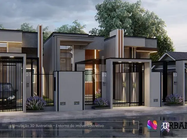 Casa 2 quartos e 2 banheiros, à venda, no bairro Universitário em Tijucas