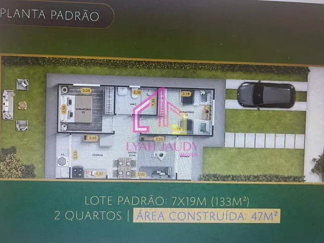 Casa com 133m² 2 quartos e 1 banheiro, à venda, no bairro Nova Esperança em Cuiabá