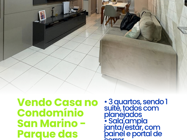 Casa com 126m² 3 quartos e 1 banheiro, à venda, no bairro Parque Residencial das Nações Indígenas em Cuiabá