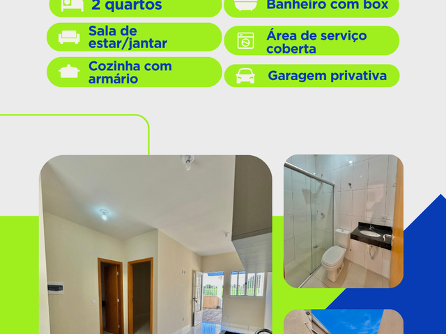 Casa 2 quartos e 1 banheiro, para alugar, no bairro Nossa Senhora Aparecida em Cuiabá