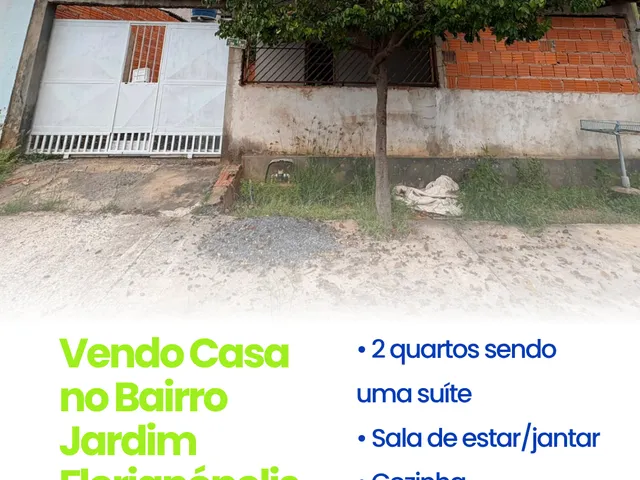 Casa com 150m² 2 quartos e 1 banheiro, à venda, no bairro Jardim Florianópolis em Cuiabá